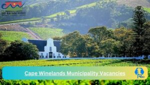 Cape Winelands Municipality Vacancies 2025: Top x2 Jobs to Apply @www.capewinelands.gov.za