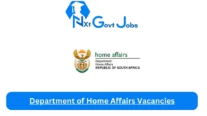 x1 Department of Home Affairs Vacancies 2025 opportunities @www.dha.gov.za