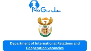 x1 Department of International Relations and Cooperation Vacancies 2025 Opportunities @dirco.gov.za Jobs Portal