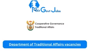 x1 Department of Traditional Affairs Vacancies 2025 Opportunities @www.cogta.gov.za Vacancies Portal