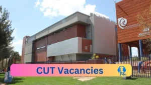 CUT Vacancies 2025: Top x5 Jobs to Apply @www.cut.ac.za