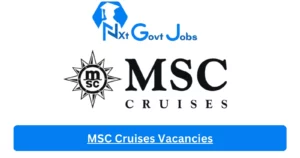 x1 MSC Cruises Vacancies 2025 Opportunities @www.msccruises.co.za Career Portal